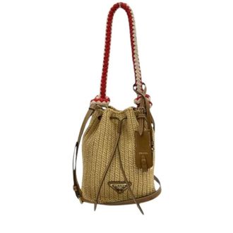 Prada Pre-owned Crocheted Viscose Satchel - Pre-owned - Mujer - Beige - ONE SIZE