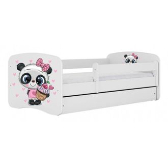 Topeshop Topeshop - Happy - Cama Infantil Panda 140 X 80 Cm Somier + Colch&oacute;n + Cajones