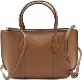Tory Burch Tory Burch, Tote Bags, female, Brown, Size: ONE SIZE Mini Perry Tote