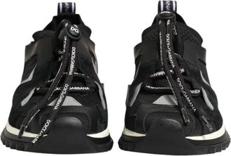 Dolce & Gabbana Black Mesh Sorrento Trekking Sneakers Womens Shoes (Pre-Owned)