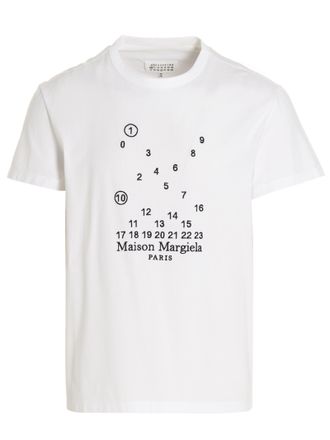 Maison Margiela Mens Logo Embroidery T-Shirt