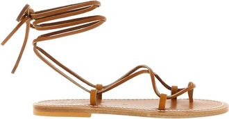 K.Jacques K.jacques, Schoenen, Dames, Bruin, 39 EU, Leer, Bikini Sandal
