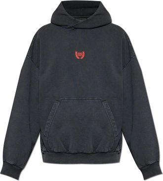 Balenciaga Hoodies & sweatvesten, Heren, Zwart, XS, Katoen, Sweatshirts & Hoodies