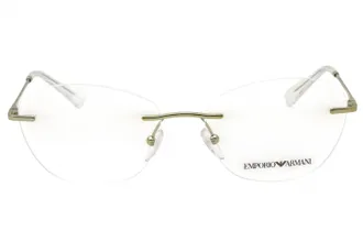 Emporio Armani 0EA1167 Cat Eye Metal Eyeglasses - Green