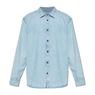 Rag & Bone Denim overhemd - Heren - Spijkeroverhemden - Blauw - S - Denim - Overhemden