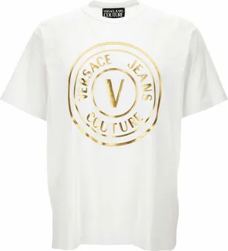 Versace Jeans Couture T-shirts en Polos - Heren - T-shirts - Wit - M - Tops