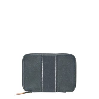 Herm&egrave;s Black Canvas Wallet (Bi-Fold) (Pre-Owned)