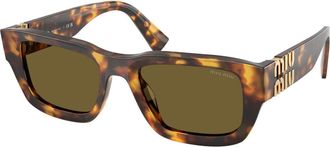 Miu Miu MUC04S 14L09Z Womens Sunglasses Tortoiseshell Size 53