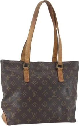 Louis Vuitton Pre-owned Tote Bags, female, Brown, Size: ONE SIZE Pre-owned Canvas Tote Bag