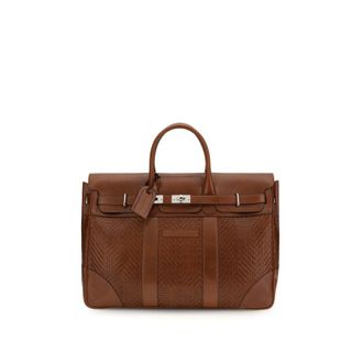 Brunello Cucinelli Leather Travel Bag