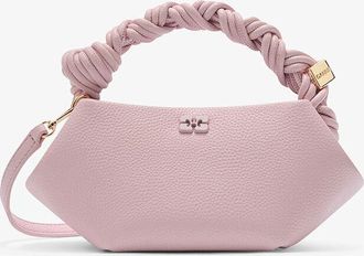 Ganni Pink Grained Mini Bou Bag