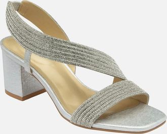 Lotus Womens Galacia Womens Heeled Sandals - Silver - Size: 3