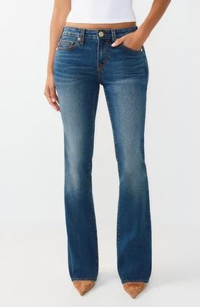 True Religion Becca Big T Bootcut Jeans in Medium Blue Comet Wash at Nordstrom Rack, Size 27