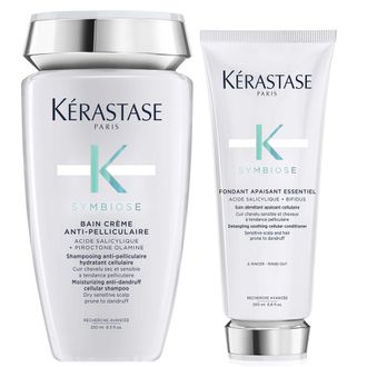 Kerastase Womens K&eacute;rastase Symbiose Duo - Moisturising Anti-Dandruff Cellular Shampoo 250ml & Detangling Soothing Conditioner 200ml for Dry, Sensitive Scalp - O