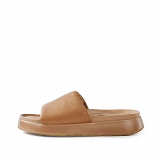 Bussola Womens Suzan Foam Slide Sandals In Brown