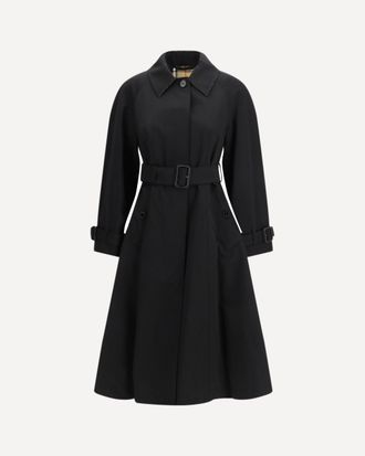 Burberry Ellingham gabardine Trench Coat Female 6