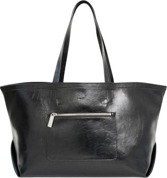 Lacoste Bolso Tote Grande Lite Brillante - Bags - Mujer - Negro - ONE SIZE