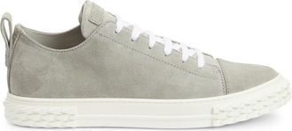 Giuseppe Zanotti textured-insole suede trainers - men - Suede/Fabric/Rubber - 39 - Grey