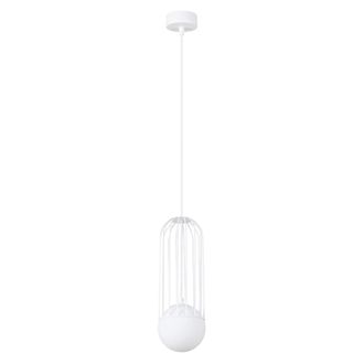 Sollux Lighting L&aacute;mpara de techo blanco acero alt. 115