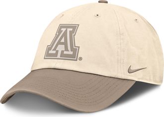 Nike Arizona Natural Club Nike Mens College Adjustable Hat in Brown | NC010DTUUAN-M4T