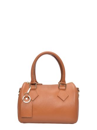 Luisa Vannini Brown Rundleer Tas