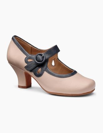 Hotter Womens Broadway Womens Court Shoes - Tan - Size: 7.5