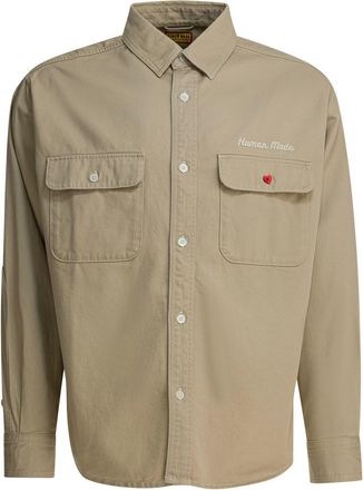 Human Made Overshirt Jacket With Print