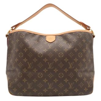 Louis Vuitton Pre-owned Leren Schoudertas - Dames - Pre-owned - Bruin - Maat: ONE Size Leer