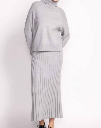 Pink Martini Josie Skirt In Grey