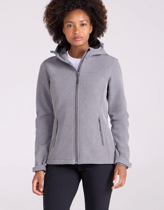 Mountain Warehouse Womens Mountain Warehouse Womens/Ladies Exodus Water Resistant Soft Shell Jacket - Grey - Size: 22