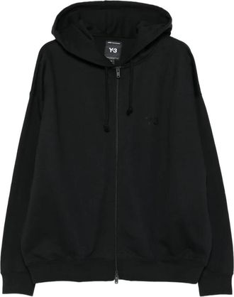 Yohji Yamamoto Brushed Terry Zip-Up Hoodie