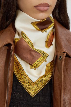 Versace Silk Scarf, Unisex, Multicolour