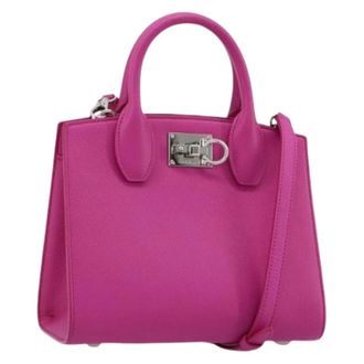 Ferragamo Pre-owned Mini Bags, female, Pink, Size: ONE SIZE Pre-owned Mini Hand Bag