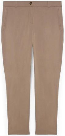 Fiorella Rubino New York Pants - Dames - Slim Fit Broeken - Beige - L - Polyester - Broeken