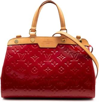 Louis Vuitton 2009 Monogram Vernis Brea PM satchel - women - Leather - One Size - Red