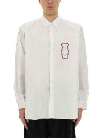 Comme Des Gar&ccedil;ons White Relaxed Graphic Shirt