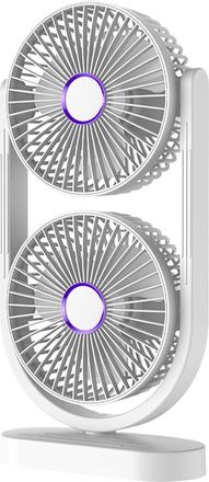 OEM Mini Ventilador De Escritorio Oscilante Tipo Torre, Ventilador De Escritorio Port&aacute;til, Silencioso, Recargable Y Con Alimentaci&oacute;n Usb, Ideal Para El Ve