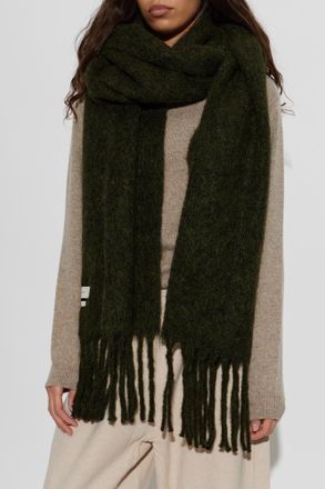 Jacquemus Wool Scarf Carro, Unisex, Green
