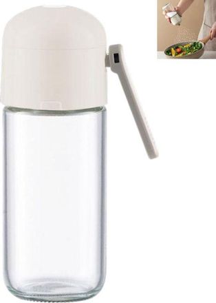 OEM Salero, Salero, Tipo Prensa, Dosificaci&oacute;n De Sal Ajustable, Hotel, Puede Almacenar Diversas Especias, Blanco, 8,9 6,4 16,7 Cm, 250 Ml