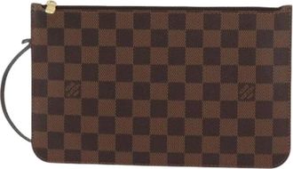 Louis Vuitton Pre-owned Clutches, female, Brown, Size: ONE SIZE Pre-owned Canvas Clutch