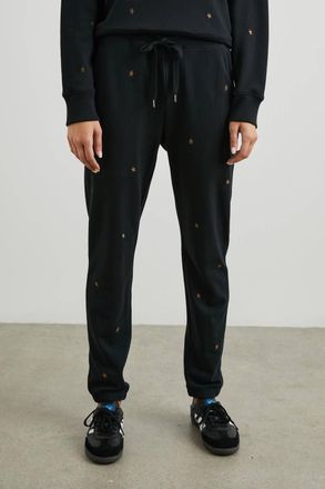 Rails Kingston Sweatpant In Bronze Star Embroidery