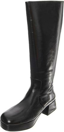 Jeffrey Campbell Stivali Profilo Alto - Dames - Hoge Laarzen - Zwart - 36 EU - Leer - Schoenen