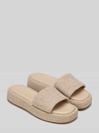 Marc O'Polo Sandale aus Strohgeflecht Modell LARISSA in Ecru, Gr&ouml;&szlig;e 36