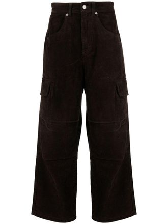 Five CM corduroy straight-leg trousers - Brown