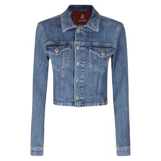 Dondup Denim Jacket - Dames - Jassen - Blauw - Maat: L Denim