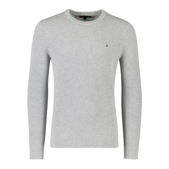 Tommy Hilfiger Heren, Truien, Grijs, Maat: 2XL Katoen