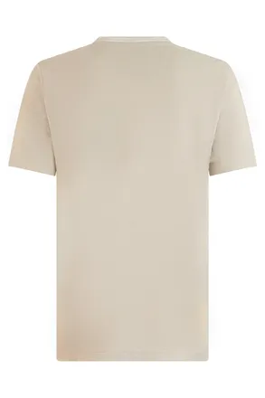 HUGO BOSS Cotton Crew Neck T-Shirt - Beige