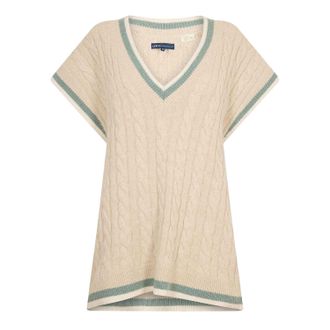 Levi's Damesvest van kabelbreisel (Varsity Groen)