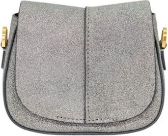 Gianni Chiarini Micro Helena - Dames - Schoudertassen - Grijs - ONE Size - Leer - Tassen