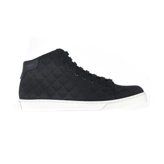 Emporio Armani Sneakers, male, Black, Size: 8 1/2 US X4Z103Xn215Nero